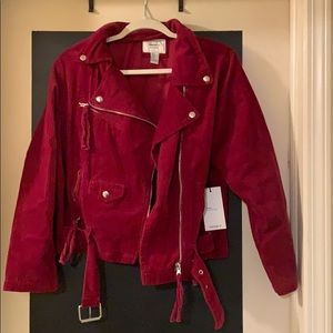 Corduroy red jacket